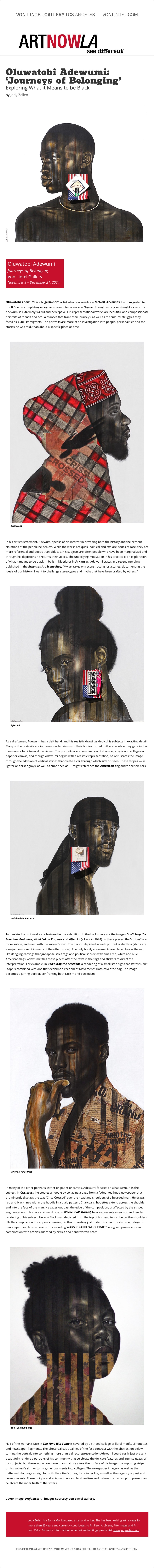Von Lintel Gallery Los Angeles